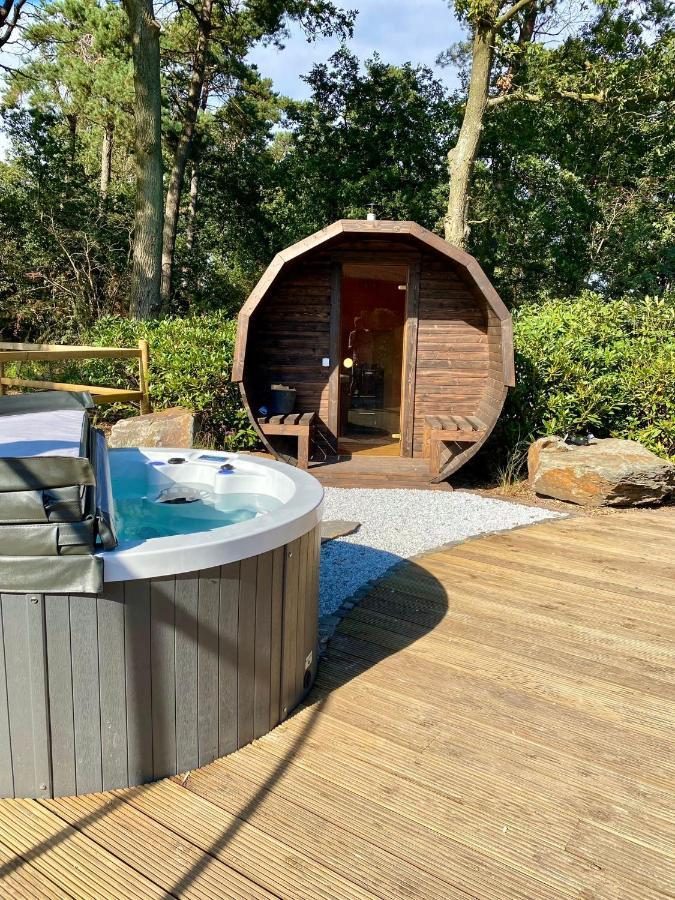 Villa Luxe Finse Kota Met Jacuzzi En Saunabarrel De Zandhoef Eersel Exterior foto